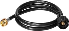 Cost-Effective 5FT Propane Hose – Universal Converter for Outdoor Cooking