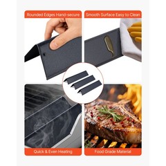 15 Inch Grill Flavorizer Bars, Porcelain Enameled Steel, 3 Pack
