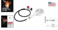 Manual Control High Pressure Propane Burner Head & Regulator Complete Set