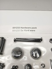 King-griller OEM Parts. Hardware Pack For 1816 Gambler Portable Charcoal Grill.