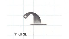 Grill Part # TOPHINGE611 – Bs611 Door Hinge Top