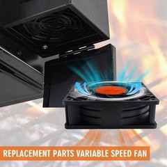 Upgraded Precision Control Fan Replacement for Char-Griller Gravity Fed 980 Char