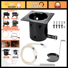 “Fire Burn Pot & D2 Ignitor Kit for Traeger Pro, Ironwood, Silverton Grills – Wi