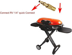 1/4 Quick Connect Gas Adapter Fitting for Coleman Roadtrip LXE Le LXX Grills
