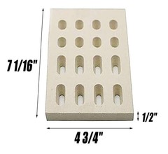 Ceramic Brick Flame Tamer, Grill Ceramic Briquettes (8-Pack) for Barbeques Ga…