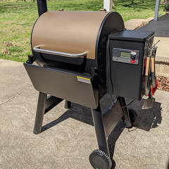 Folding Front Shelf for Traeger Pro 22, Pro 575, Ironwood 650 Pellet Grills, BAC