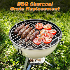 1 Pack round Grill Grate Replacement, Upgraded Thickened BBQ High Heat Stainless