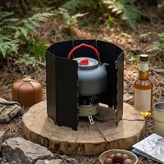 Aluminum Windscreen for Portable Cooking Stoves – High Heat Resistance