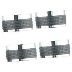 4xGas Grill Control Knobs Replacement Fits BBQ Gas Grills For Oven, Stove Round