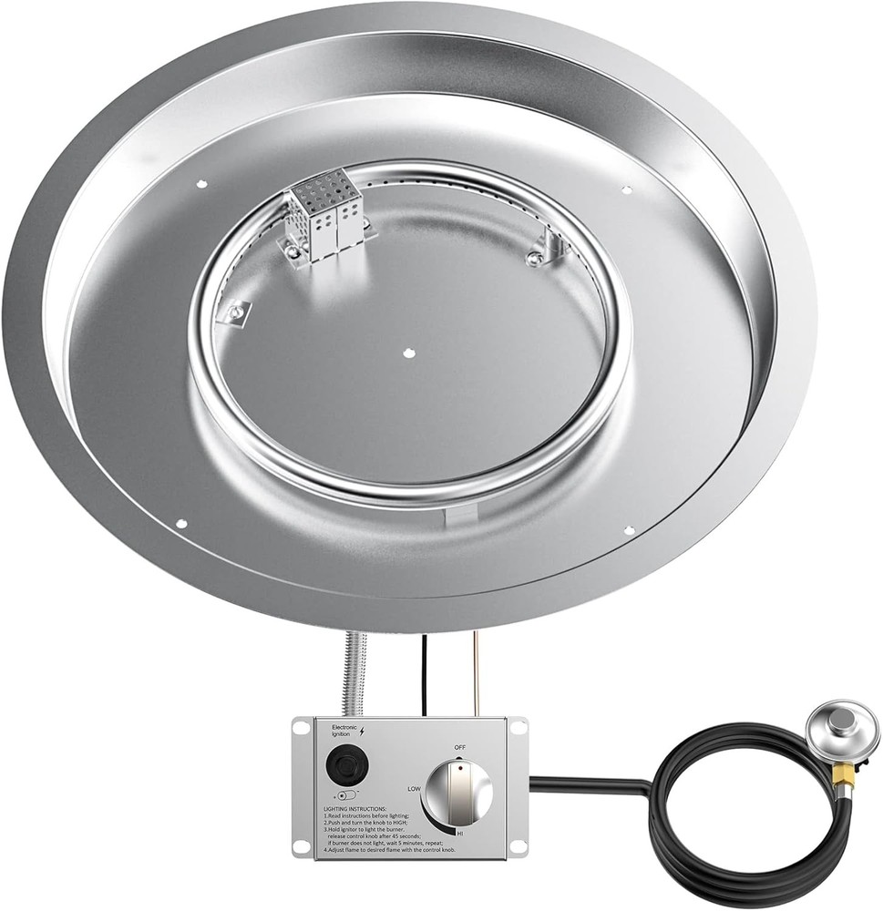 Skyflame 19 Inch Propane Fire Pit Burner Kit