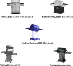 2 Pack Stainless Cooking Grates 17×12.5 for Char-Broil Gas Grills