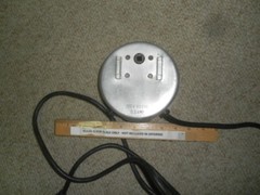 BBQ Rotisserie Motor V Good tested works Beatrice RM No2 5/16 shaft 120v 60Hz