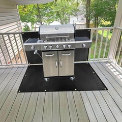 Large 4’x6′ BBQ Heat Shield – Protect Deck, Wall, Fence from Grill Heat & Stains