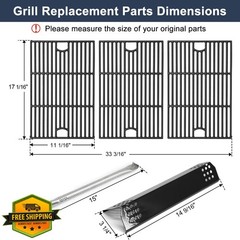 Criditpid Nexgrill 720-0896B 6-Burner Parts Kit