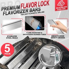 Weber Genesis 300 310 Series Grill Parts SUS 304 Stainless Steel Flavorizer Bars