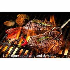 BBQ Gas Grill Cooking Grid Grate 2pcs Replacement for Nexgrill Uniflame Kenmore