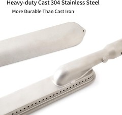 Cast 304 Stainless Steel Burner for Grand Turbo 3 Pack