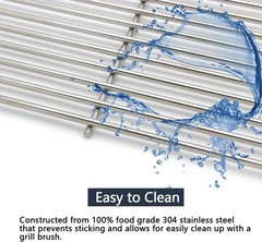 New 304 Stainless Steel Grill Grates 3 Pack 23.25×11.5 Replacement VGBQ T Serie