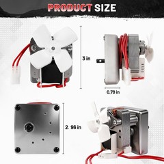 Upgraded 2.0 RPM Auger Motor for Wood Pellet Grills – Fits Traeger & Pit Boss