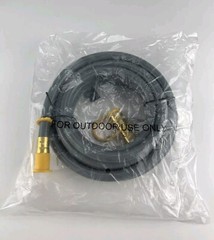 15 Ft 3/8 in ID Natural Gas Grill Hose with Quick Connect Fittings Low Pressure