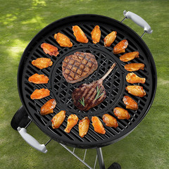Cast Iron Sear Grate 11.8in Replacement for Weber 22in Grill BBQ Cooking Grid