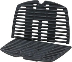 Uniflasy 7645 Cast Iron Cooking Grates for Weber Q200, Q220, Q2000, Q2400 Series
