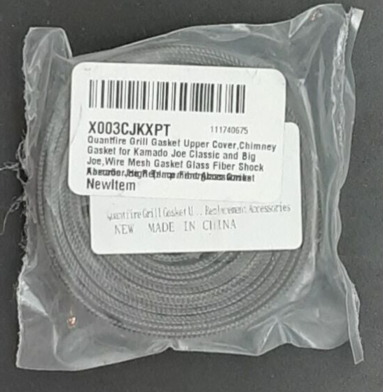 New, QUANTFIRE Wire Mesh Grill Gasket Upper Cover w/Glass Fiber Shock