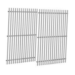 19.5″ Stainless Steel Cooking Grates for Weber Genesis 300 19.5″D x 25.5″W