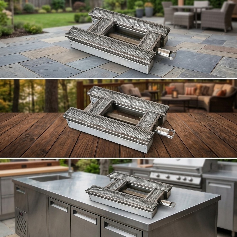 304 Stainless Steel Grill Burner, Outdoor Barbecue Gas Grill Burner