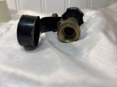 NEW NOB Propane Brass Gas Adapter For Gas Grill With Regulator