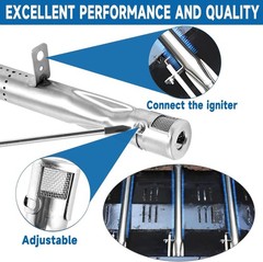 Heat Plates Burners Replacement Kit for Stok Quattro Grills SGP4333SB in
