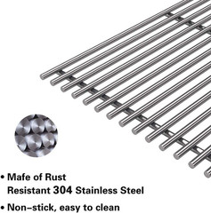 S5480A (3-Pack) 20 1/2″ Stainless Steel Cooking Grid Grates Replacement for DCS