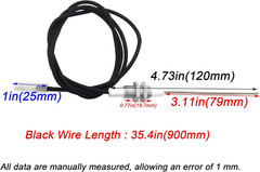 METER STAR Grill Igniter Kit AA Battery Two Exits with Spark Plug Wire Length 1