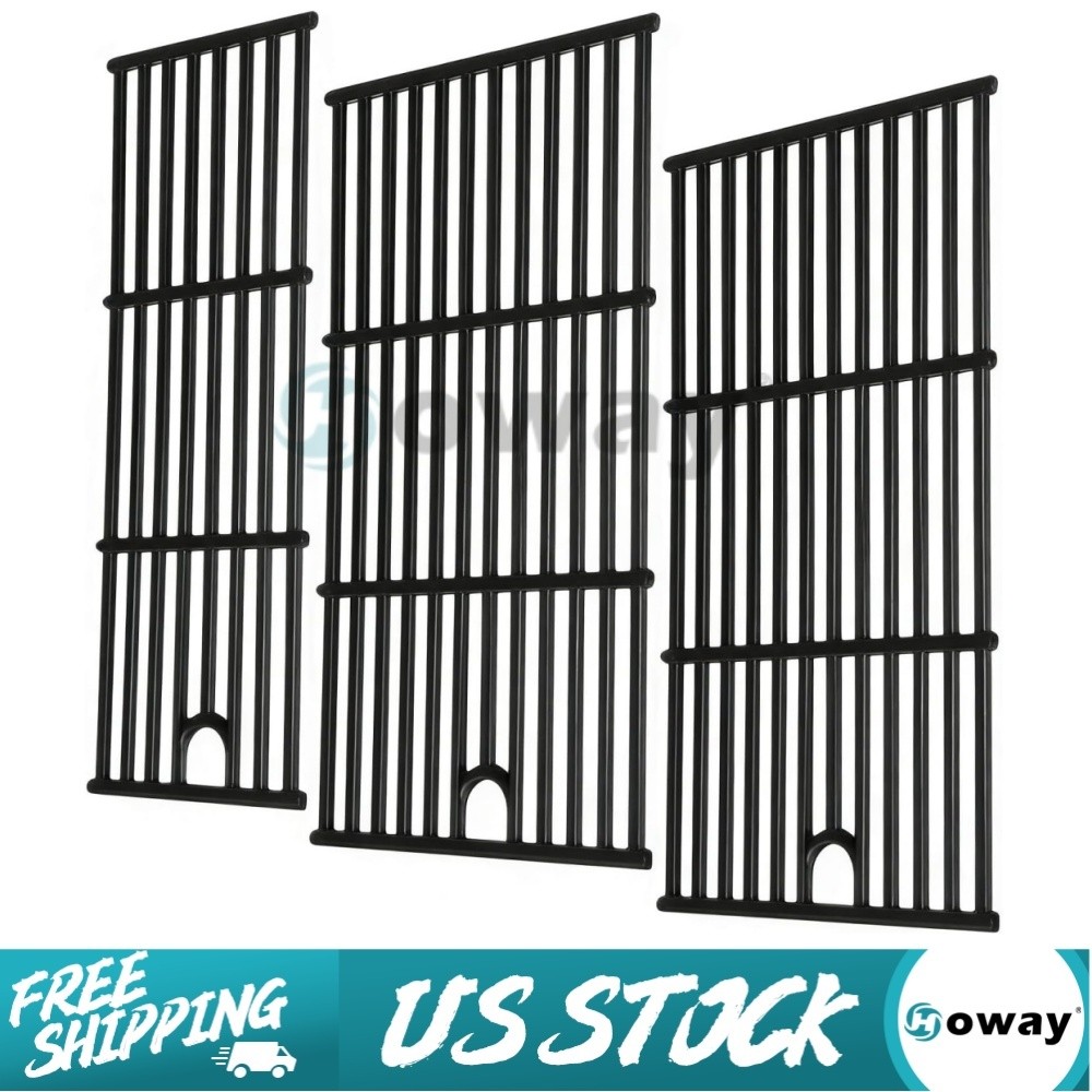 17″Grill Grates Cast Iron Cooking Grate for Char Broil G426-0004-W1 G426-0005-W1