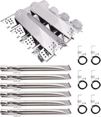 Gas Burners Heat Plates Igniters Kit for Nexgrill 720-0898 Expert Grill 720-0969