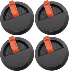 Professional Replacment Blackstone Griddle Grills Valve Knobs (4-Pack Black)