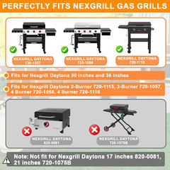 Drip Pan Liners for Nexgrill Grease Tray Liner Replacement Daytona 30/36″ Flatto