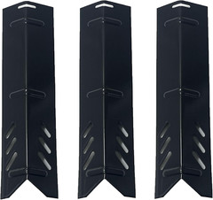 Porcelain Steel Grill Heat Shield Plate 3 Pack Replacement Parts for Uniflame