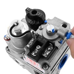 Gas Fryer Repair Parts 700 Series Millivolt Gas Valve For Robershaw 700-506
