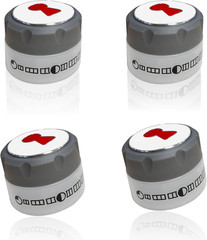 Upgraded 91538 Gas Grill Lighted Control Knobs, 4-Pack Outdoor Grill Knobs Fit f