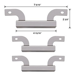 Grill Replacement Parts Compatible for Heat Tent+Burner+Crossover Tubes