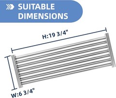 Stainless Steel Cooking Grid Grates Chargriller 5050 4 Pack