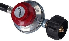 Versatile 5FT High Pressure Propane Regulator for Cooker, Fryer, and Burner