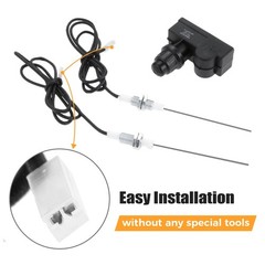 Grill Igniter Two Exits with Spark Plug Wire Length 1 Meters Long Kit