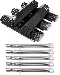 Flame Tamer and Burners for Nexgrill 720-0888S 720-0830X 5 Burner Gas Grill
