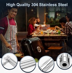 69785 18 Inch Grill Burner for Spirit E210 E220 304 Stainless Steel