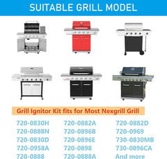 Grill Igniter Kit Ignitor Replacement Parts for Home Depot Nexgril 720-0882A Gas