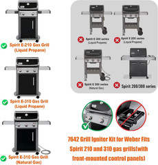 Grill Igniter Kit for Weber Spirit E210 E215 E310 E315 S210 S315 Series
