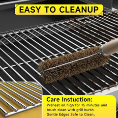 17” X 26.4” Stainless Steel 2Pack Cooking Grates Grill Replacement Parts | for
