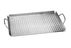 Outset 76632 Stainless Steel Grill Topper Grid, 11″x17″ 11″x17″Grill Topper